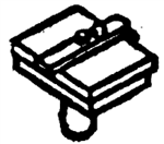 Details West 203 HO Sand Filler Hatches pkg 4 General Electric