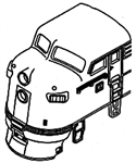 Details West 208 HO F-Unit Parts A-Unit