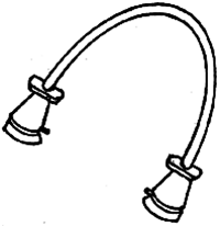 Details West 218 HO MU Cables Double Plugs Pkg 4