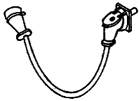 Details West 220 HO MU Cables 1 Each Receptacle Double-Plug & Stand