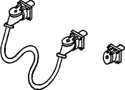 Details West 236 HO MU Cables Double-Ended Receptacle & Two Receptacles