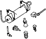 Details West 263 HO Air Tanks For 4- & 6-Axle GE Locomotives