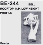 Details West 344 HO Roof-Mount Bell For Northern Pacific/Other Roads Low Height