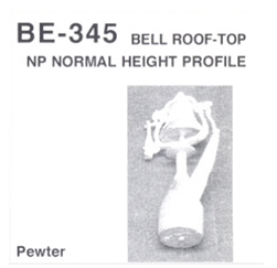 Details West 345 HO Roof-Mount Bell For Northern Pacific/Other Roads Normal Height