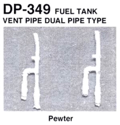Details West 349 HO Fuel Tank Vent Pipe Pkg 2 Dual Pipe Type Southern Pacific Others
