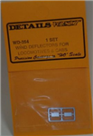 Details West 354 HO Wind Deflectors For Locomotives & Caboose Etched Steel