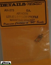Details West 373 HO Leslie Air Horns L-3 Low-Profile Manifold Bracket