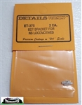Details West 375 HO End-of-Train EOT Device Bracket for Locomotives Norfolk Southern-Style Pkg 2