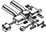 Details West 903 HO Switch Motor & Tie Mount