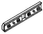 Details West 921 HO Rail Bars 3-Bolt Fish Plate Code 70 & 83 Pkg 12