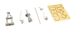 Details West 962 HO GRS Model 9B Switch Lock & Pettibone-Mulliken Switch Stand Cast-Metal Kit