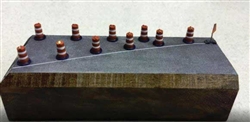 East Coast Circuits HO Lighted Traffic Barrels 6/Pack Orange White pkg 6