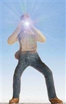 East Coast Circuits 95105 HO Railfan Photographer w/Blue Pants