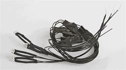 Evans Design U17FF Light Universal Flashing LED 5/64" 7-19v AC DC 5 Pack Fast Flashing Red