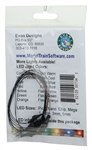 Evans Design UC5FF Fast-Flashing Chip LED Green w/8" Wire Leads 7-19V AC or DC Pkg 5