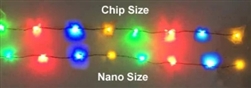 Evans Design UFM12 Multicolor Flashing LED Chip Light String 12 Lights 12-19V DC or AC