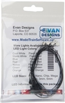 Evans Design UM5 Mega Chip LED High Brightness SMD Style w/8" 20.3cm Wire Leads Green AC or DC pkg 5