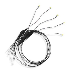 Evans Design UN6 Nano Chip LED w/8" Wire Leads 7-19V AC or DC pkg 5 Orange