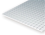 Evergreen 14505 Styrene Square Tile .040 x 12 x 24" 1/4" Square