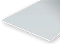 Evergreen 12 x 24" Clear Oriented Polystyrene Sheet .010" Thick pkg 6