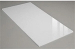 Evergreen 19007 12 x 24" Clear Oriented Polystyrene Sheet .015" Thick Pkg 5
