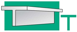 Evergreen 761 14" Styrene T-Beam/Column 0.035 x .012" Pkg 4