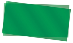 Evergreen 9903 Transpartent Sheets Pkg 2 0.01 x 6 x 12" Green