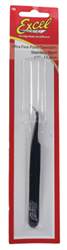 Excel 30423 Slanted Fine Point Tweezers Blue