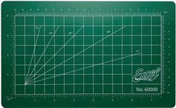 Excel 60000 Self-Healing Cutting Mat Green 5-1/2 x 9"