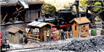 Faller 120140 HO Three Trackside Shanties Kit