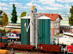 Faller 120260 HO Double Silo w/Elevator Kit
