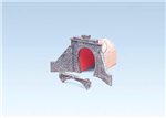 Faller 120559 HO Tunnel Portals High Clearance Steam Era