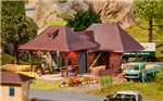 Faller 130191 HO Woodworker's Shop Weathered Kit