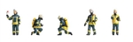 Faller 151637 HO Modern Era VI Firefighters Set #1