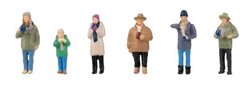 Faller 151672 HO At the Mulled Wine Stand pkg(6)