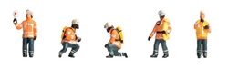 Faller 151679 HO Era VI Firefighters Set #3 pkg 5