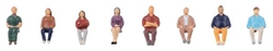 Faller 151684 HO Seated People III pkg 8