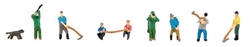 Faller 155601 N Forest Hunters and Workers pkg 8