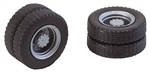 Faller 163101 HO Dually Truck Tires & Rims Car System Fits Powered Herpa Trucks & Buses