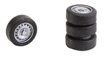 Faller 163108 HO Tires & Rims Car System Fits Mercedes-Benz Sprinter & Volkswagen T5 Vans from Herpa & Wiking