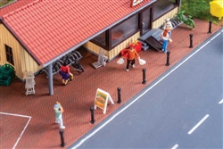 Faller 170316 HO Self-Adhesive Road Surface Sheet Red Clinker