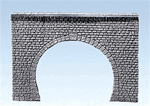 Faller 170881 HO Tunnel Portal Double Track Natural Cut Stone Ashlars