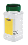 Faller 171700 Empty Shaker Storage Bottle Clear w/Blank Label