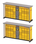 Faller 180281 HO DHL Package Stations 2 x 46024 x 1-1/16" pkg 2        