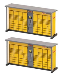 Faller 180281 HO DHL Package Stations 2 x 46024 x 1-1/16" pkg 2        