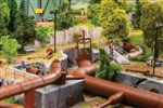 Faller 180328 HO Large Industrial Piping Set Kit