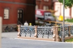 Faller HO Villa Fence Kit 76-1/4" 193.6cm Total 