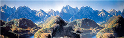 Faller 180512 Neuschwanstein Background Scene 10'-8" x 40" 