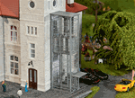 Faller 180609 HO Modern Elevators Kit 1 Each Tall For Structures & Short Top of Underground Shaft