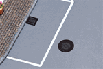 Faller 180610 HO Manhole & Sewer Covers Pkg 10